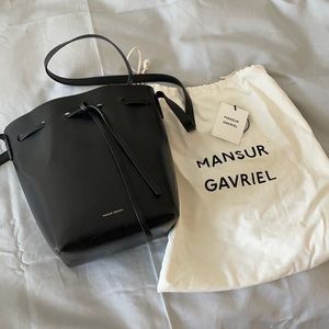 Mansur Gabriel mini bucket bag